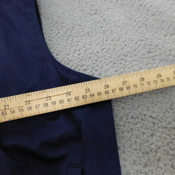 Footjoy FJ Jacket Mens XL Vest Golf Blue Sleeveless Windbreaker Mock Neck - Picture 4 of 8